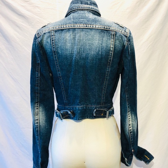 Fitted denim jacket. - Picture 5 of 7
